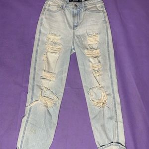 Baby blue Hollister jeans size 24